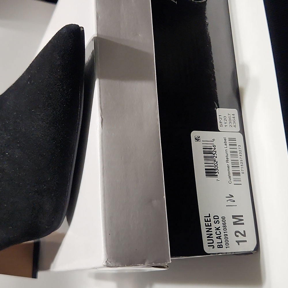 Alfani Junneel Black Mules with Sculpted Heel - Picture 9 of 12